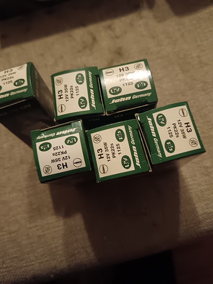 6 kpl H3 polttimo 12V 35W