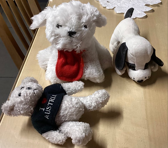 Pehmoleluja, koira- ja nallehahmot