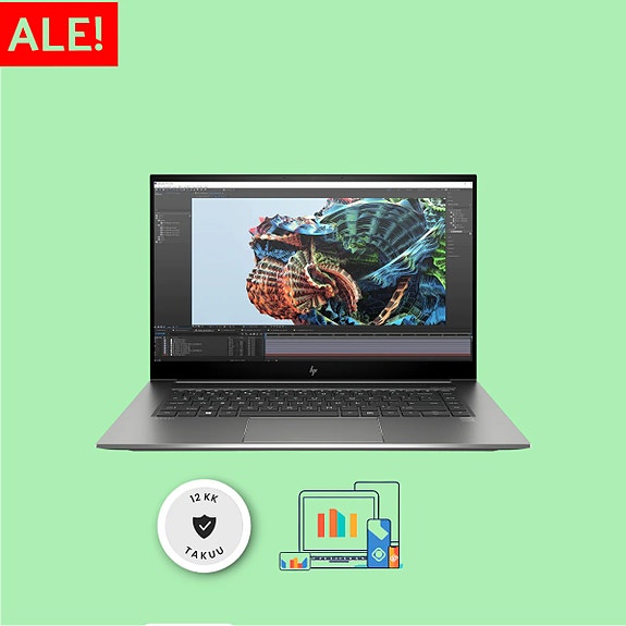 HP ZBook Studio G8 i7 16GB 512GB 15.6” FHD +12KK Takuu
