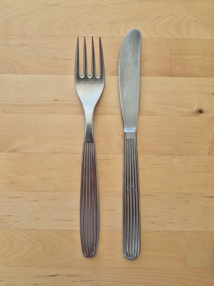 Scandia haarukka + veitsi
