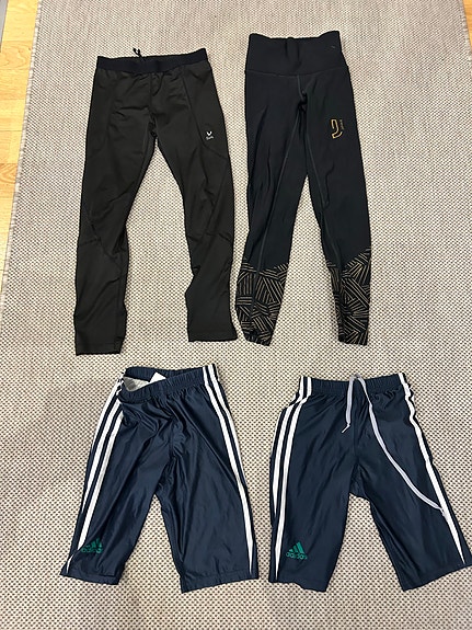 Juoksuun shortsit lasten koko XS