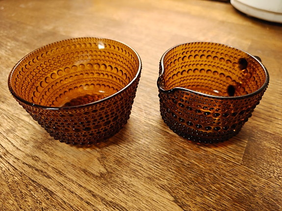 Iittala Kastehelmi kermakko ja sokerikko