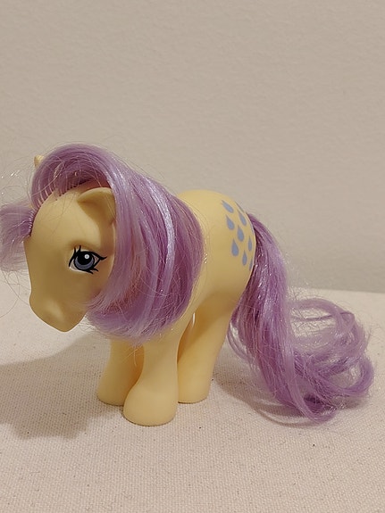 Figurine Mon Petit Poney Hasbro G1 Lemon Drop Citron 1984 Vintage 7cm