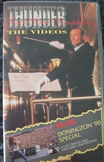 VHS Thunder Back Street Symphony The Videos Plus Donington '90 Special