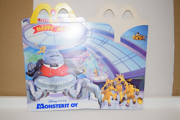 Mcdonalds's Happy meal laatikko Monsterit OY