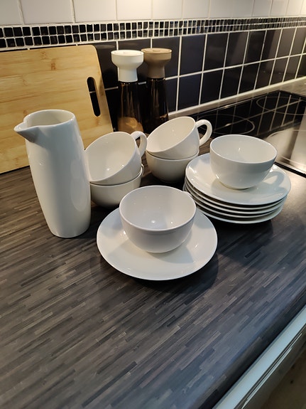 Iittala 24h astiasto setti valkoinen 6kpl