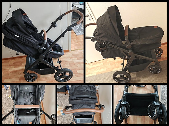 Kinder kraft B-TOUR 3in1 yhdistelmävaunut rattaat
