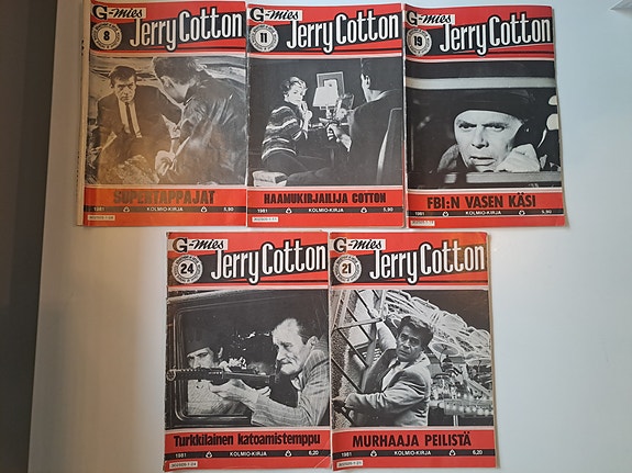 Jerry Cotton lehtiä v. 1981