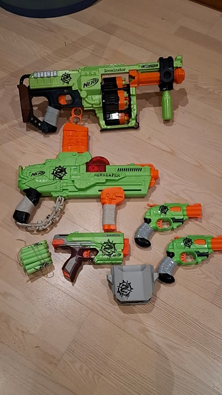 Nerf Zombie strike -sarjan leluaseita
