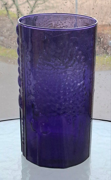 Sininen Flora maljakko