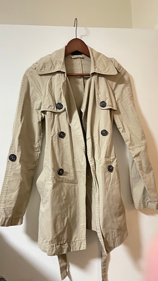 Benetton Muu takki Beige 38 Puuvilla