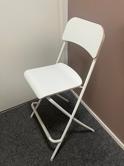 Ikea Franklin baarituoli, valkoinen 2 kpl