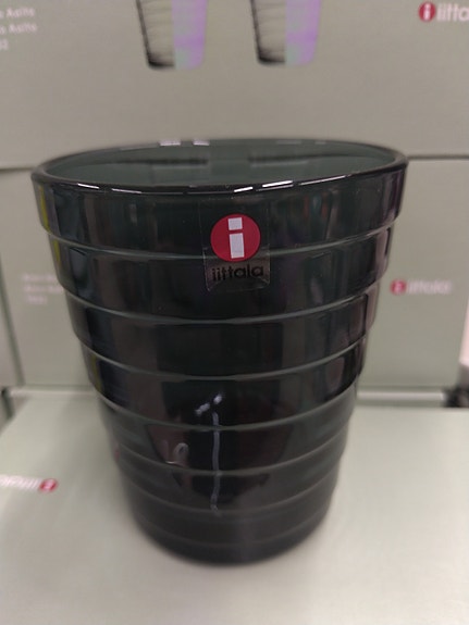 14 kpl Iittalan juomalasit 22 cl, Tumbler tummanharmaa