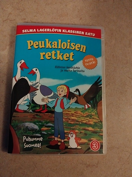Selma Lagerlöfin Peukaloisen retket dvd