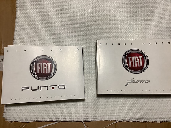FIAT PUNTO EVO/GRANDE PUNTO Omistajan käsikirjat