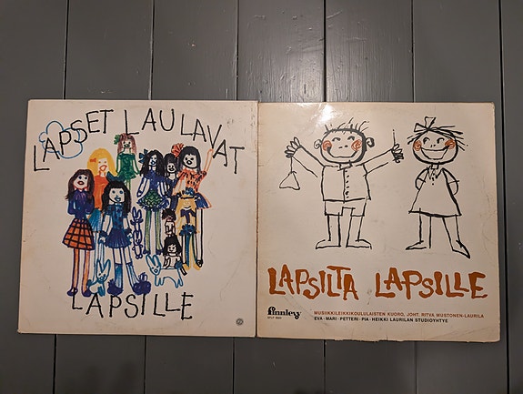 Lasten musiikkia LP levyt