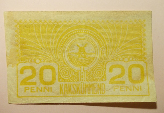 Viro 20 penni 1919