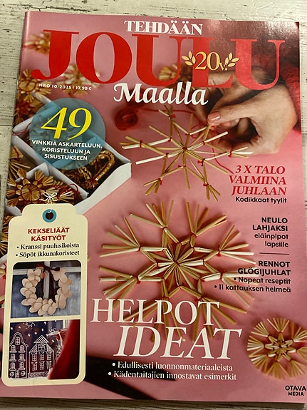 Joulu Maalla -lehti 2025 20-vuotisjuhlanumero
