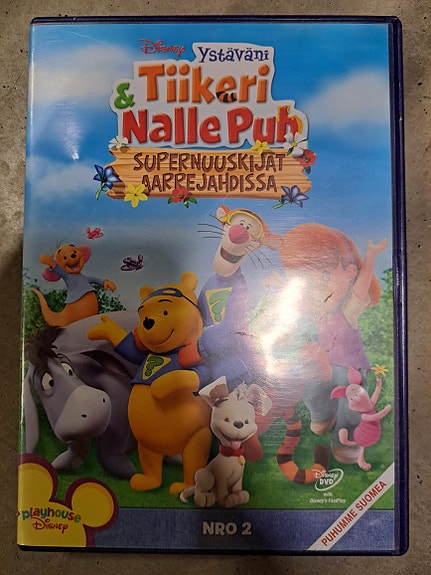 Ystäväni tiikeri & nalle puh supernuuskijat aarrejahdissa dvd