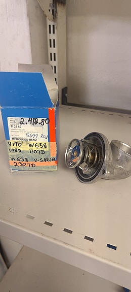 mercedez-benz vito w638 uusi termostaatti