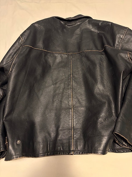 Jack & Jones Musta Nahkatakki XL