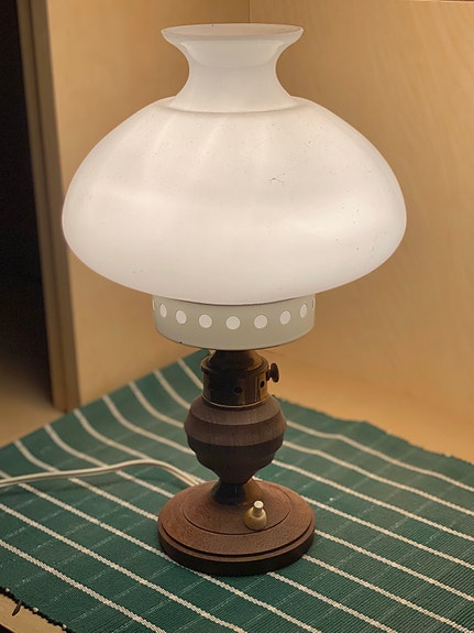 Vintage pöytävalaisin