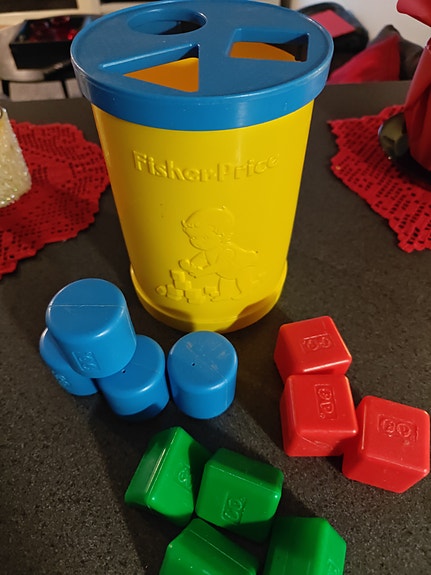 Retro palikkalaatikko