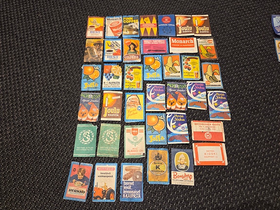 Kesko OY tulitikkuetiketti 117 kpl
