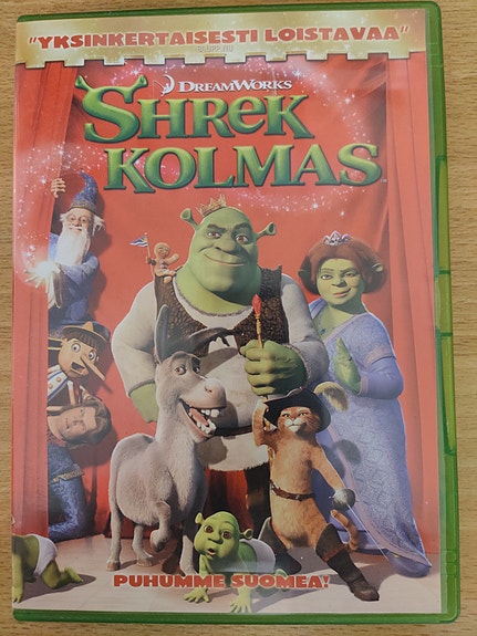 Shrek kolmas dvd