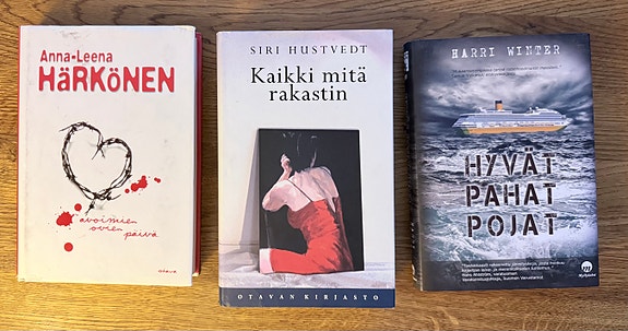 Anna-Leena Härkönen, Siri Hustvedt, Harri Winter -kirjat