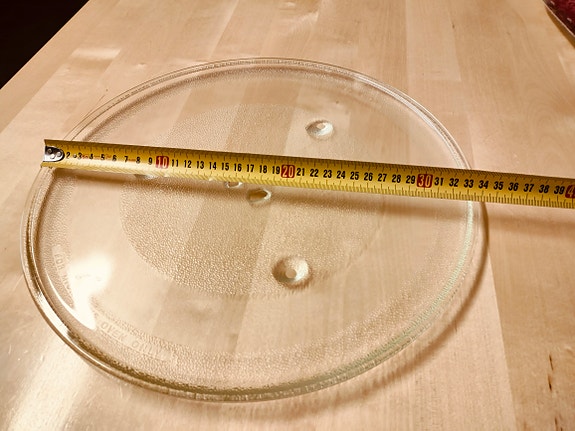 Uusi Panasonic mikroaaltouunin lasilautanen 34 cm