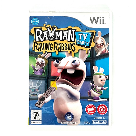 Rayman Raving Rabbids Tv Party CIB Wii