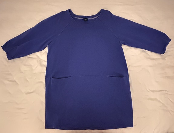 Nanso mekko sininen XL puuvilla