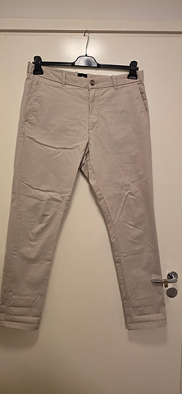 H&M slim fit housut – beige | Koko 34