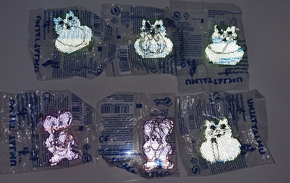 Kissa ja hiiri heijastimia