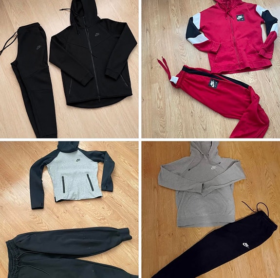 Nike/ Nike tech fleece hupparit ja housut XS-L