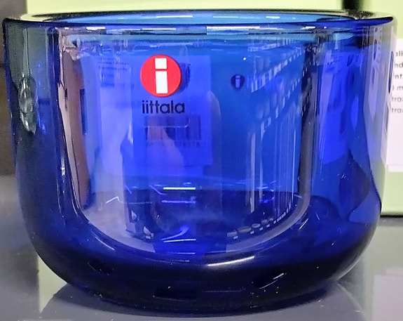 Kynttilälyhty 60 mm Iittala ultramariininsininen