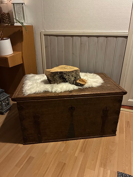Puinen arkku säilytysarkku