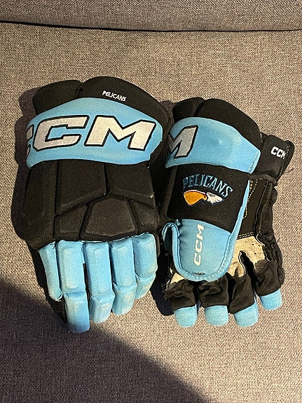 Pelicans Liiga CCM 85C 12” Gameworn Jääkiekkohanskat