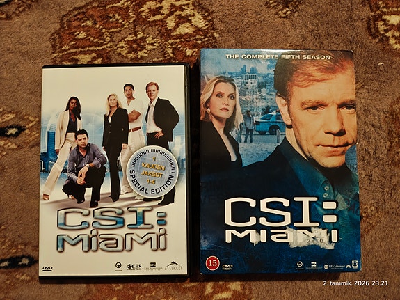 CSI Miami kausi 5 + kauden 1 jaksot 1-4