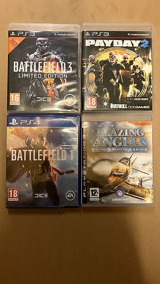 Playstation pelejä