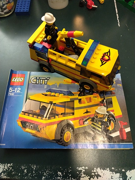 Lego 7891, City - Lentokenttä paloauto