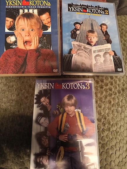 Yksin kotona 1-3 dvd