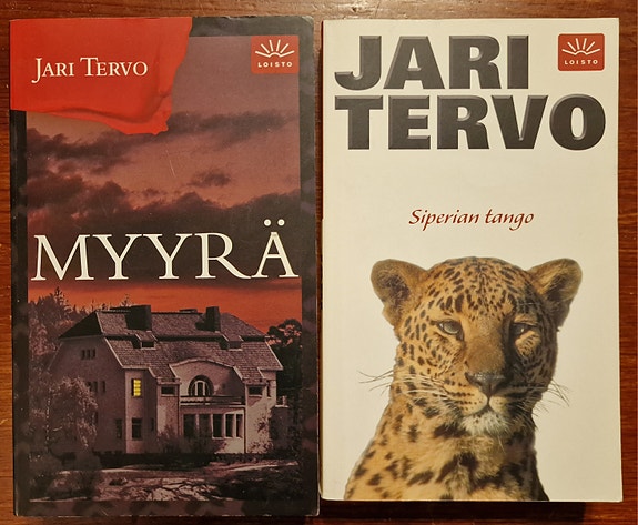 Jari Tervo: MYYRÄ & SIPERIAN TANGO kirjat