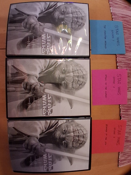 Star Wars trilogy DVD sarja