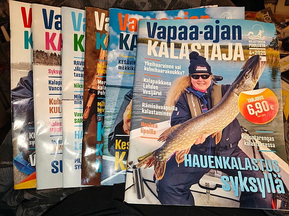 Vapaa-ajan Kalastaja lehdet 6 kpl