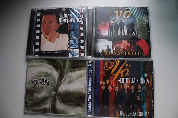 Yö klassikko, kiitos ja kunnia, apulanta pihtiote, jore marjaranta niin kaunis