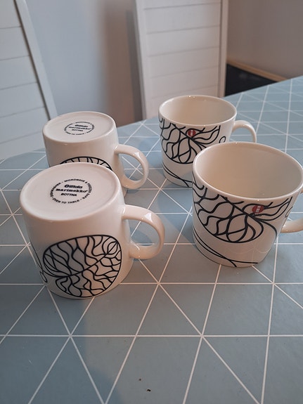 Iittala bottna mukit 4kpl