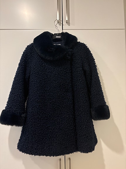 Pörröinen lasten villakangastakki, 122 cm