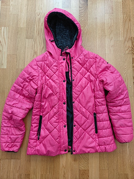 Luhta pinkki toppatakki, 42/L-XL